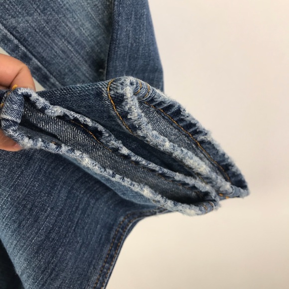 Hollister Wo’s Ripped Skinny Straight Jeans Ins32 - Picture 4 of 8